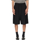 Fear of God Black Wool Ripstop Baggy Shorts
