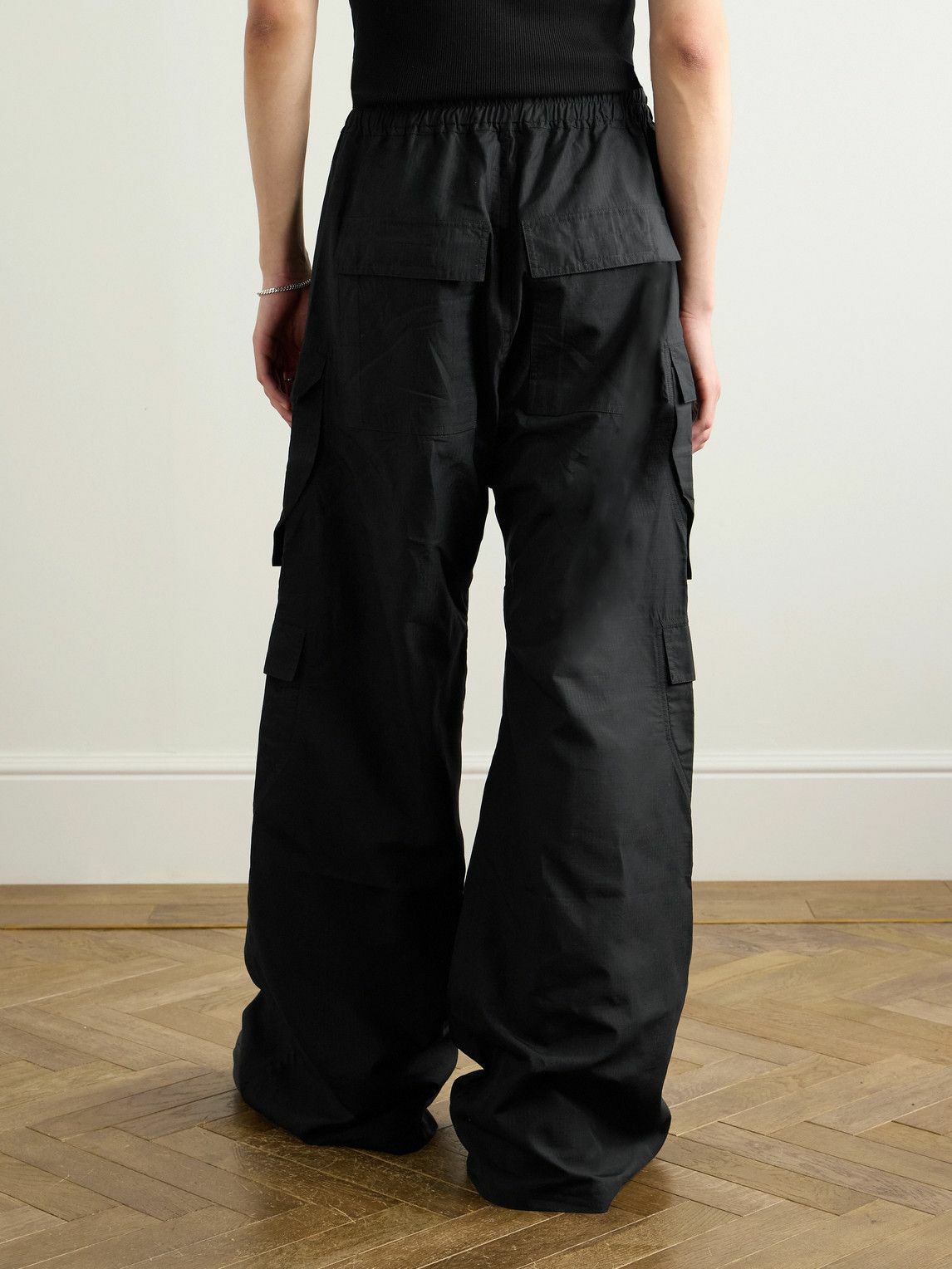DRKSHDW by Rick Owens - Belas Wide-Leg TENCEL™-Ripstop Drawstring