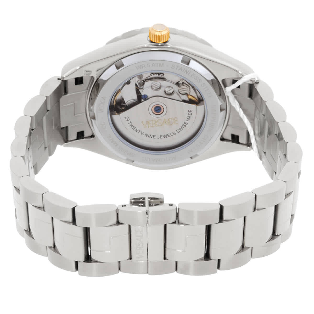 Versace Hellenyium Automatic Blue Dial Mens Watch VEQCA0424