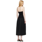rag & bone Black Irina Mixed-Media Midi Dress
