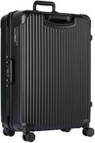 master-piece Black Trolley Suitcase, 75 L