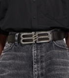 Balenciaga - BB leather belt