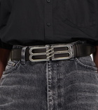 Balenciaga - BB leather belt