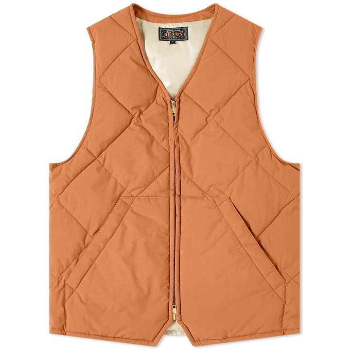 Photo: Beams Plus Quilted Stitch 2 Layer Vest