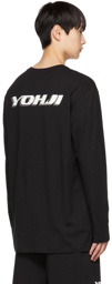 Y-3 Black Bonded Long Sleeve T-Shirt