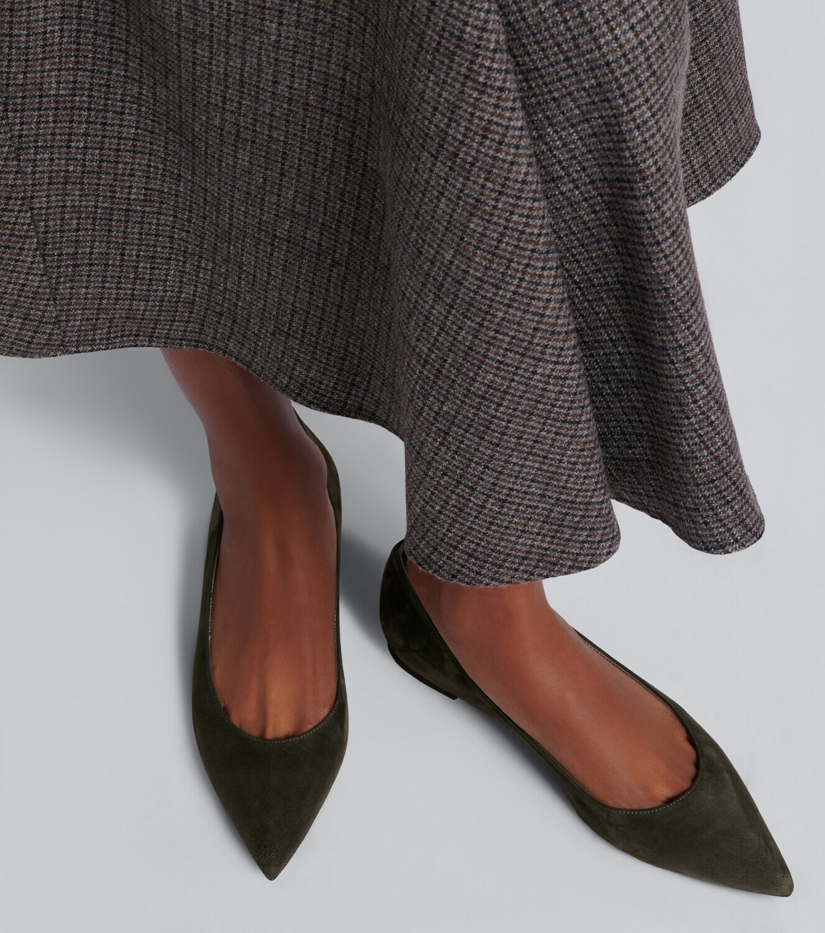 Gianvito Rossi Gianvito suede ballet flats