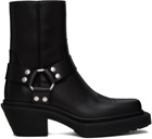 VTMNTS Black Neo Western Harness Boots