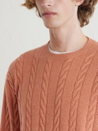 Loro Piana - Cedar Cable-Knit Cashmere Sweater - Orange