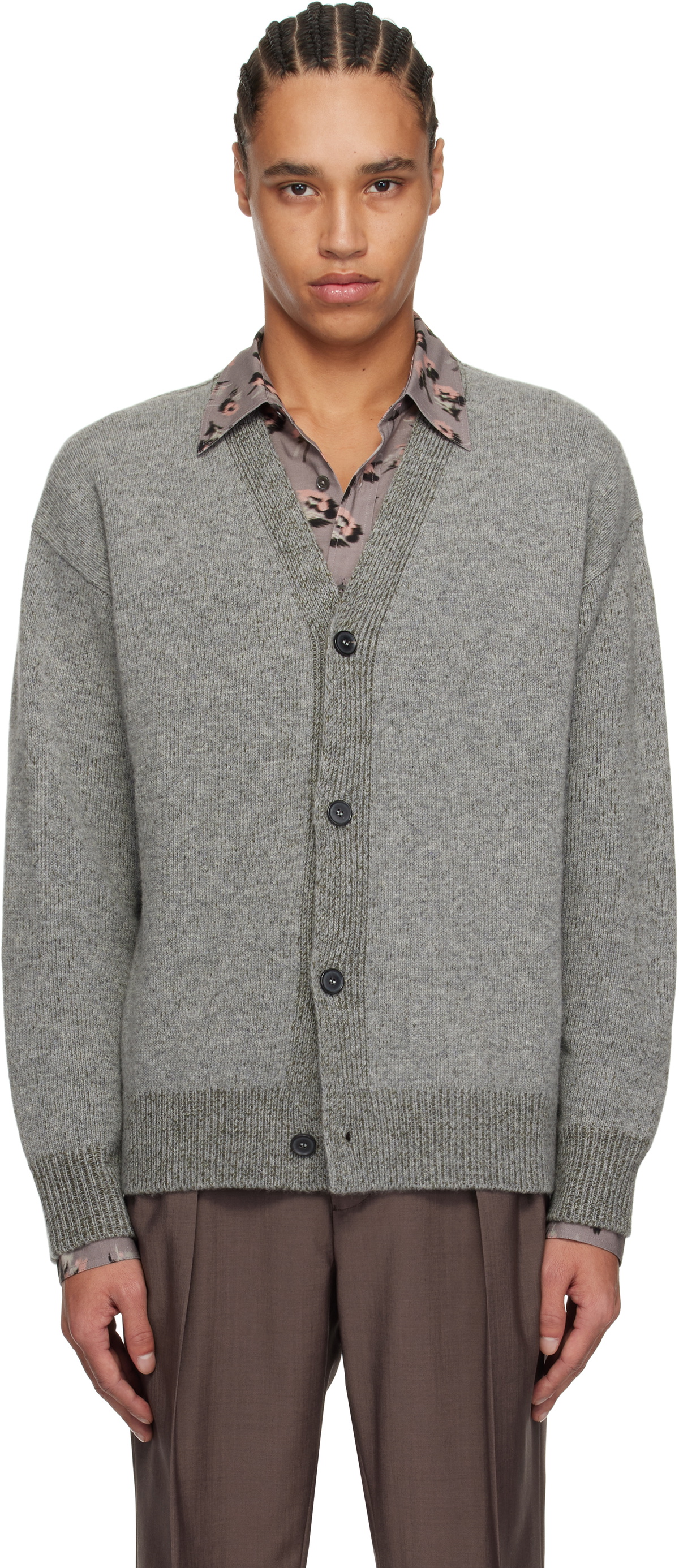 Paul Smith Gray Button Thru Cardigan
