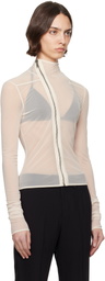 Rick Owens Lilies White Hollywood Gary Jacket