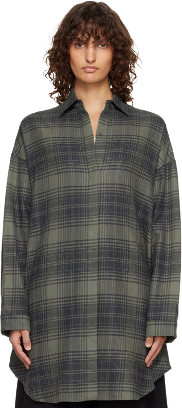 Photo: Fear of God Gray & Khaki Relaxed Shirt