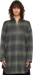 Fear of God Gray & Khaki Relaxed Shirt