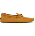 Tod's - Gommino Suede Driving Shoes - Yellow