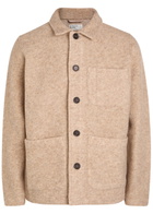 Universal Works Wool-blend Jacket Beige