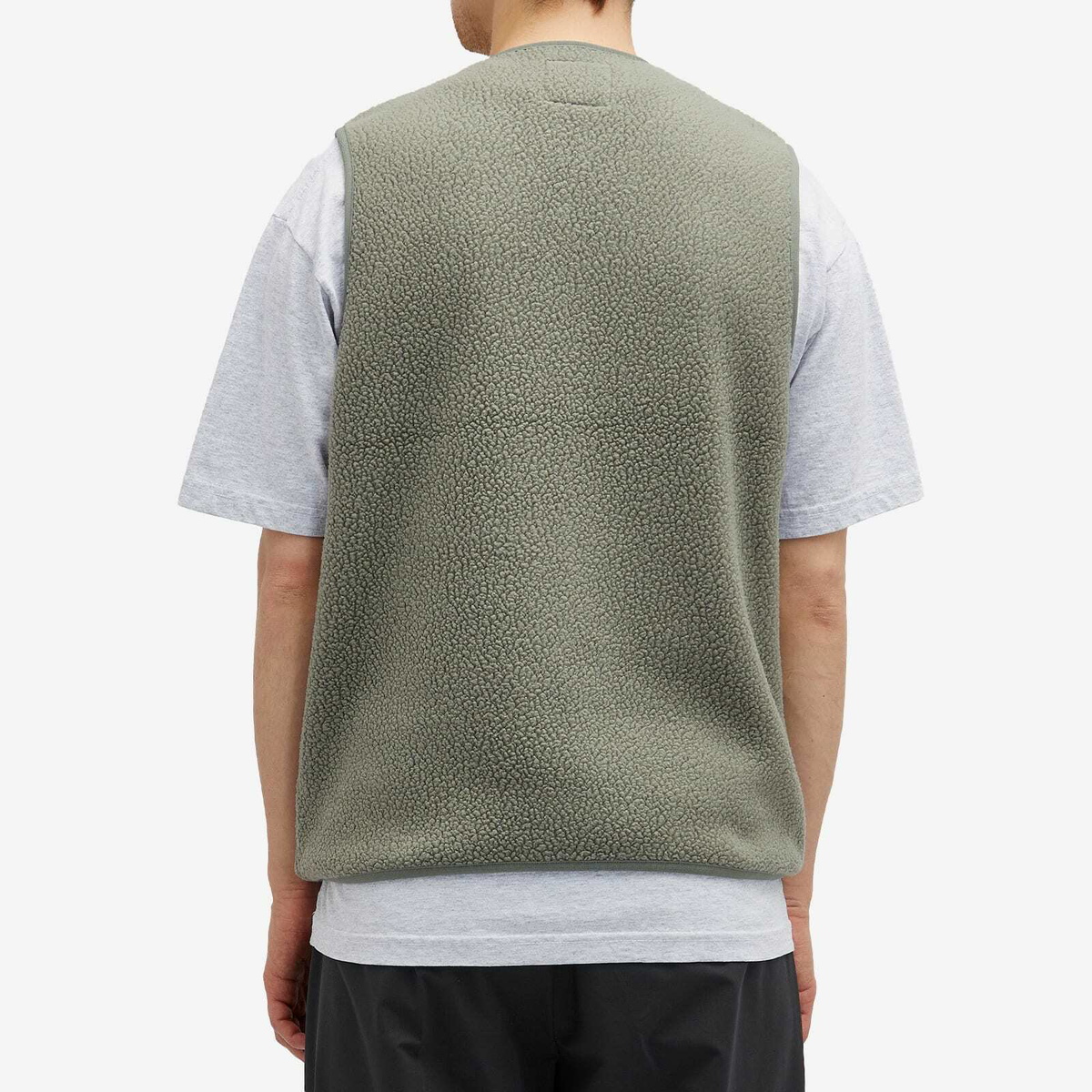Snow Peak Men's Thermal Boa Fleece Vest in Grey Snow Peak