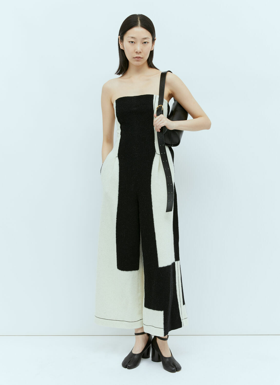 Issey Miyake Rectilinear Milled Jumpsuit