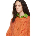 Loewe Orange Cable Sweater