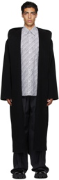 Balenciaga Black Cashmere Robe