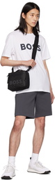 BOSS Black Logo Reporter Bag