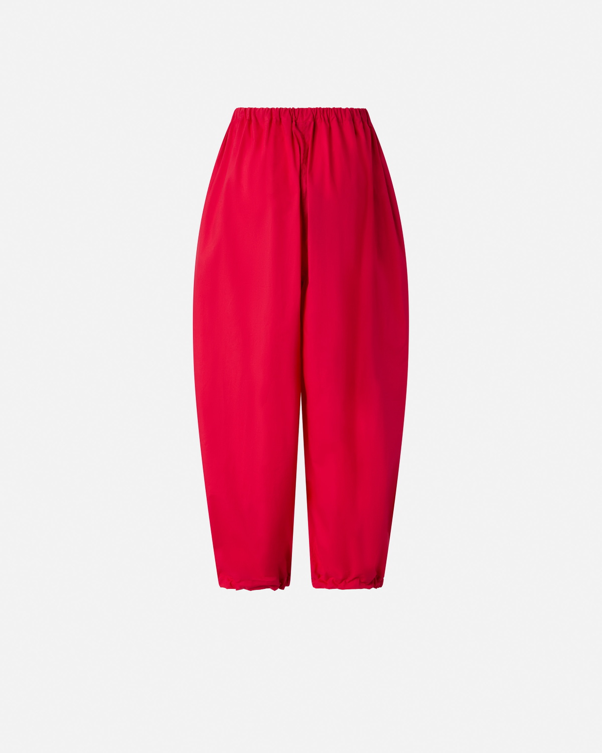 Pinko Lightweight Balloon Trousers With Drawstring Salsa Red