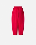 Pinko Lightweight Balloon Trousers With Drawstring Salsa Red