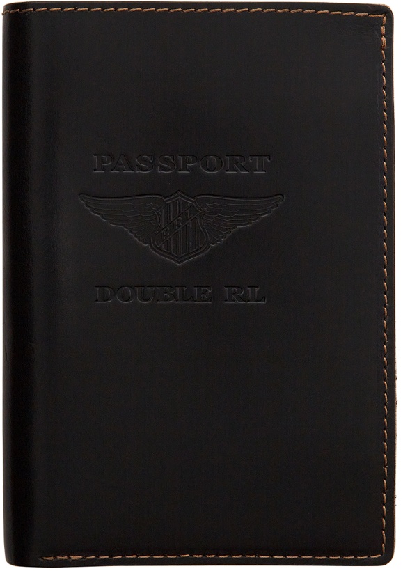 Photo: RRL Black Leather Passport Holder