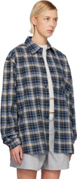ERL Navy Plaid Shirt