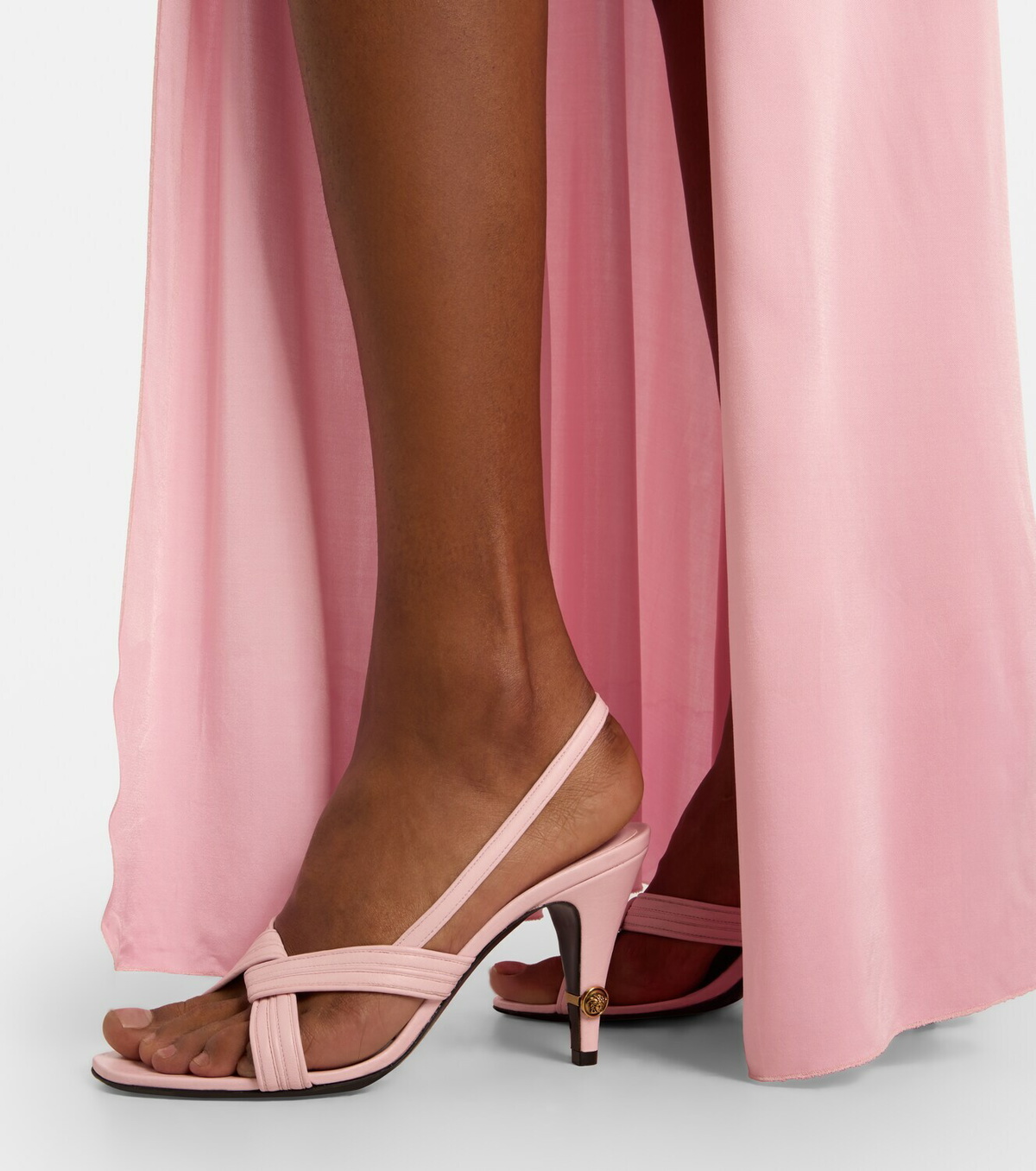 Versace Gianni Medusa leather slingback sandals