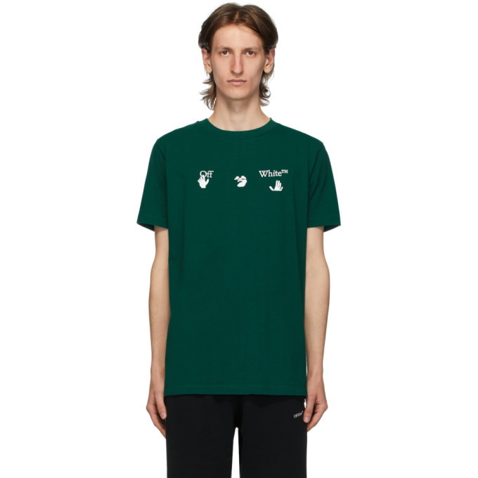 Photo: Off-White Green Big Logo T-Shirt