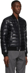 Moncler Black Down Sark Bomber Jacket