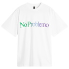 No Problemo Men's Gradient Logo T-Shirt in White