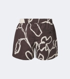 Frescobol Carioca Rio printed swim trunks