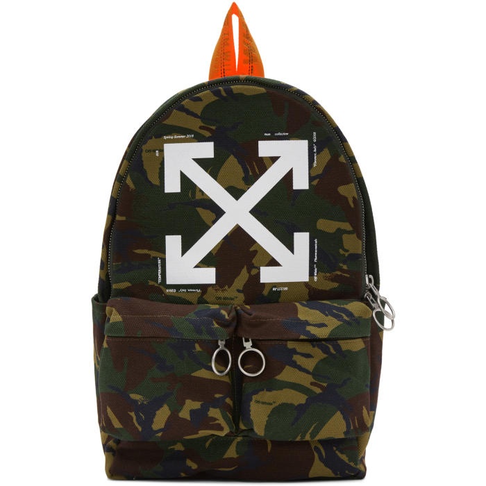 Photo: Off-White Multicolour Camouflage Backpack 