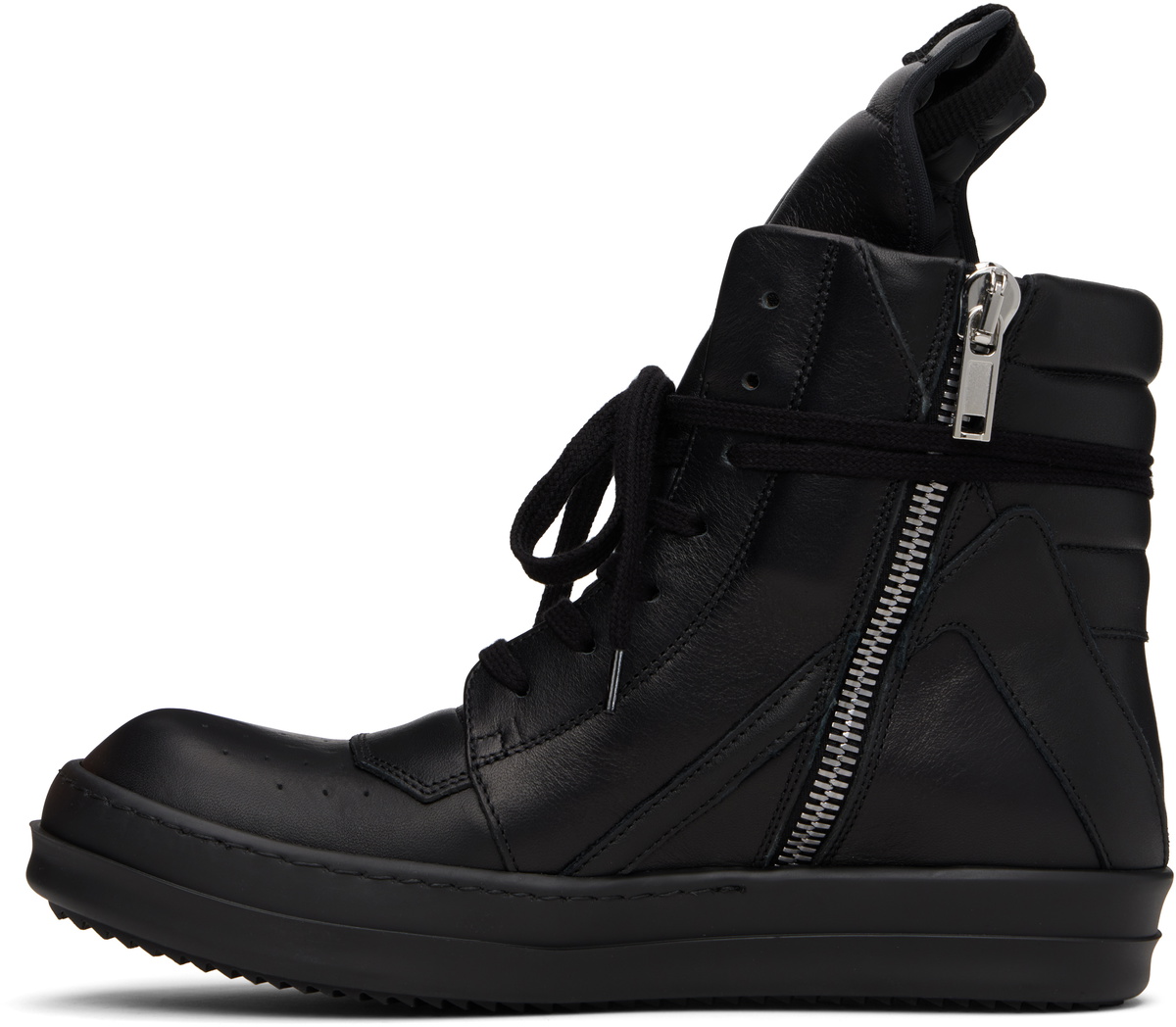 関税込【Rick Owens】 Hollywood Geobasket Sneakers Rick Owens Hollywood Geobasket Sneakers | Blue | FARFETCH