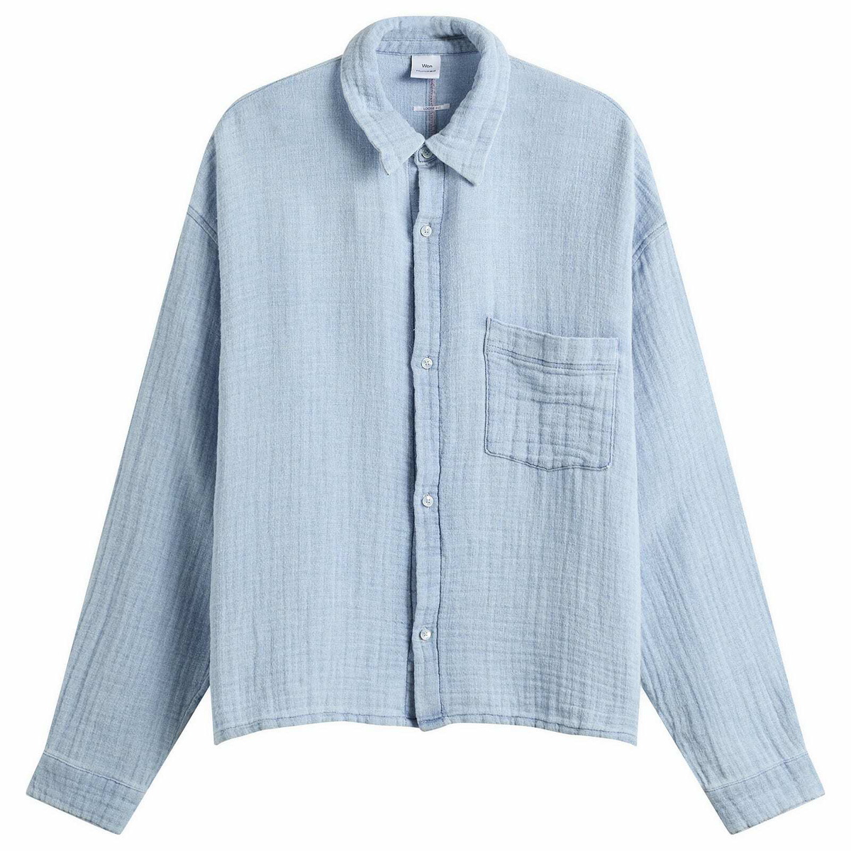 Won Hundred Men's Maza Shirt in Bleached Blue