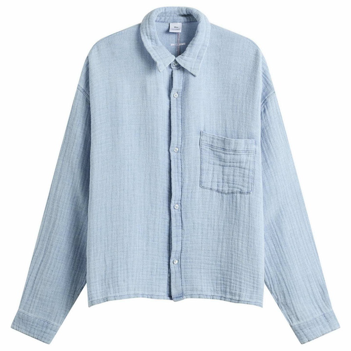 Photo: Won Hundred Men's Maza Shirt in Bleached Blue