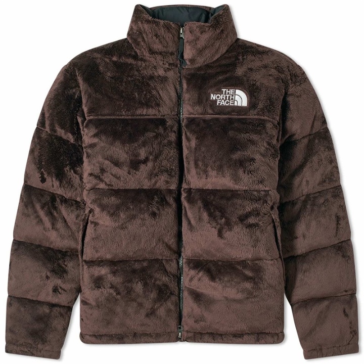 Photo: The North Face Men's Versa Velour Nuptse Jacket in Coal Brown