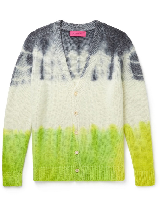 Photo: The Elder Statesman - Tie-Dyed Cashmere and Mohair-Blend Cardigan - Multi