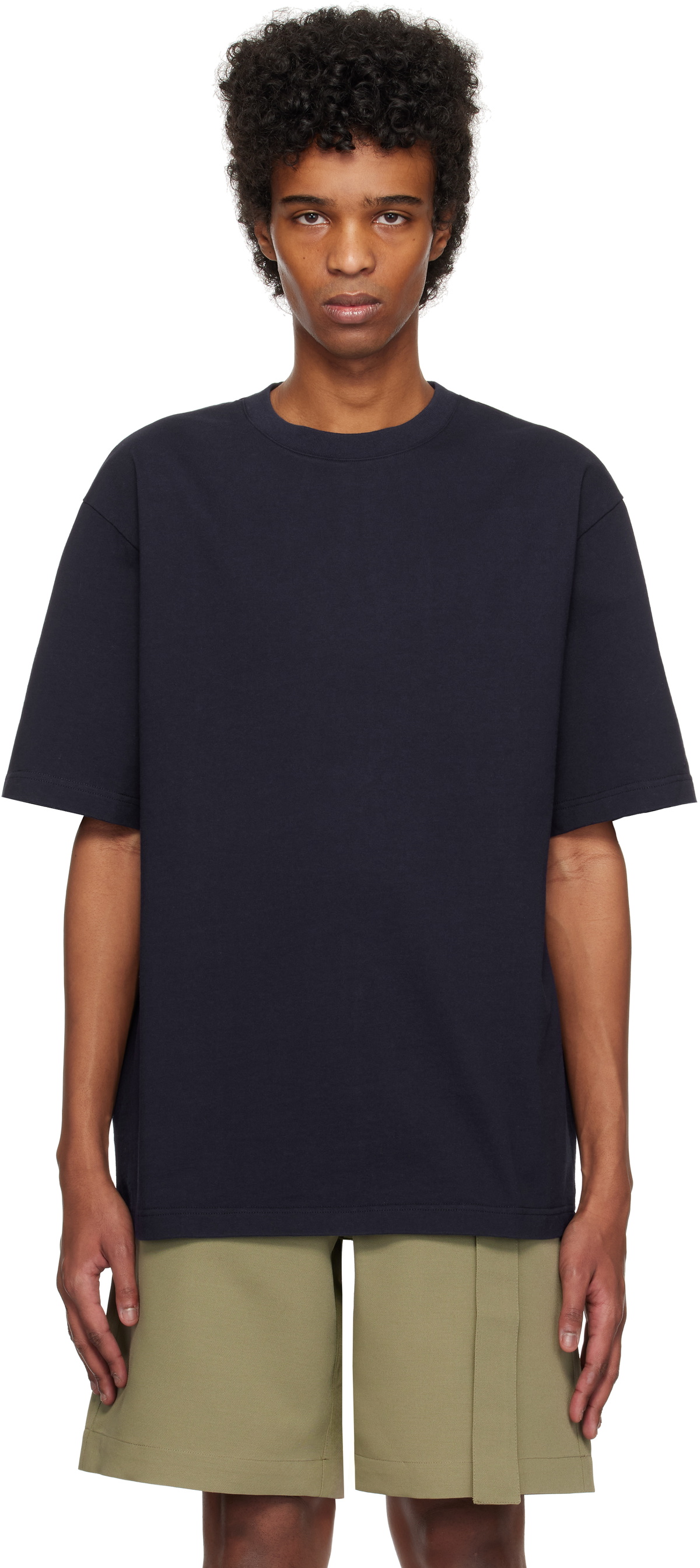 Róhe Navy Oversized T-shirt