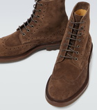 Brunello Cucinelli - Suede lace-up boots