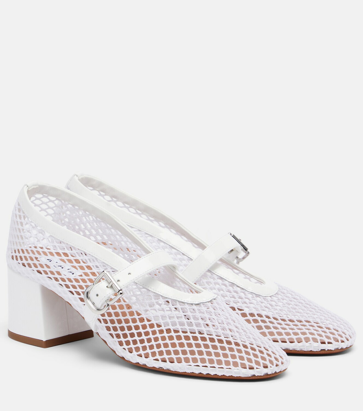 Alaïa Babies mesh Mary Jane pumps