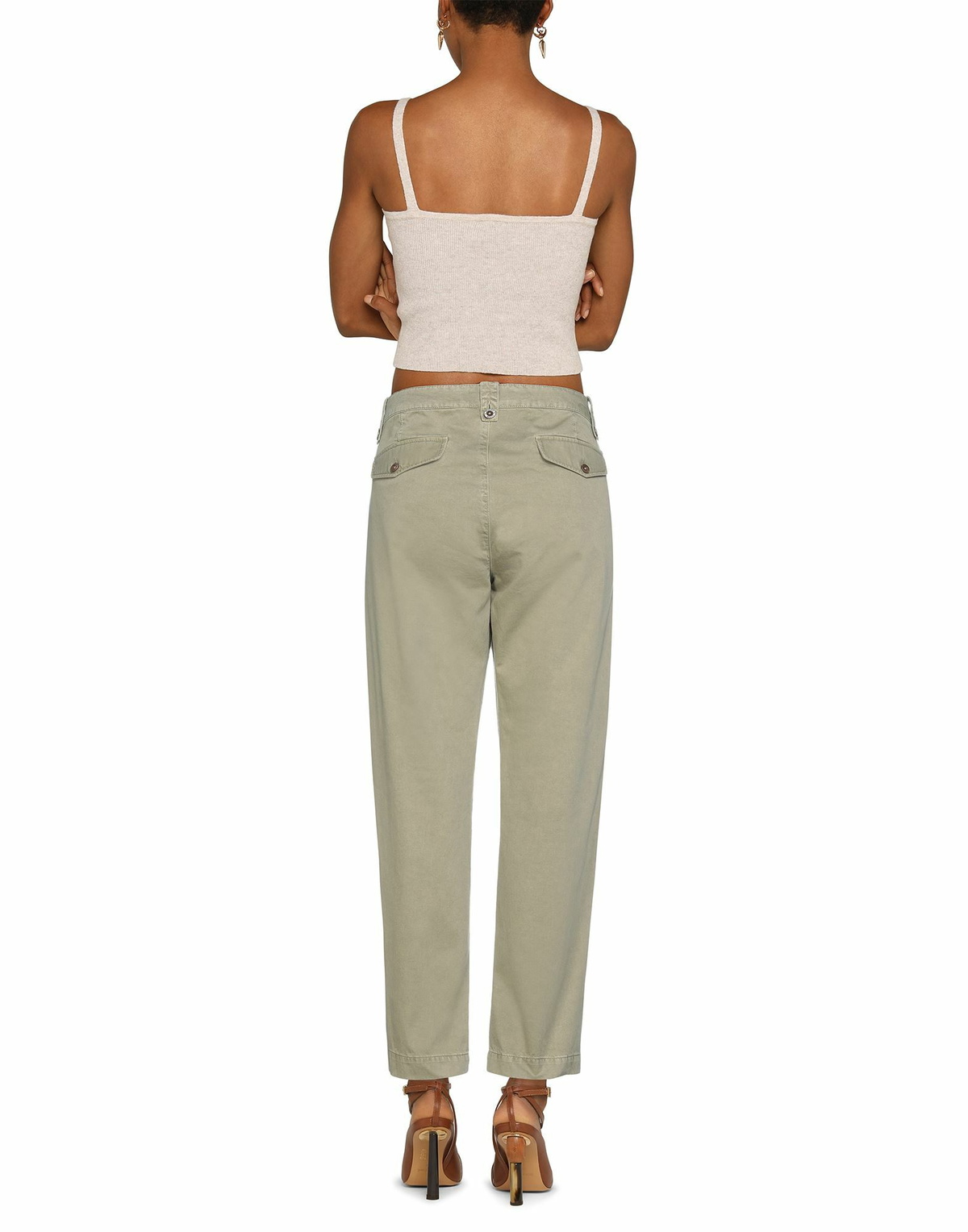 Belstaff Womens Pants Military in Green