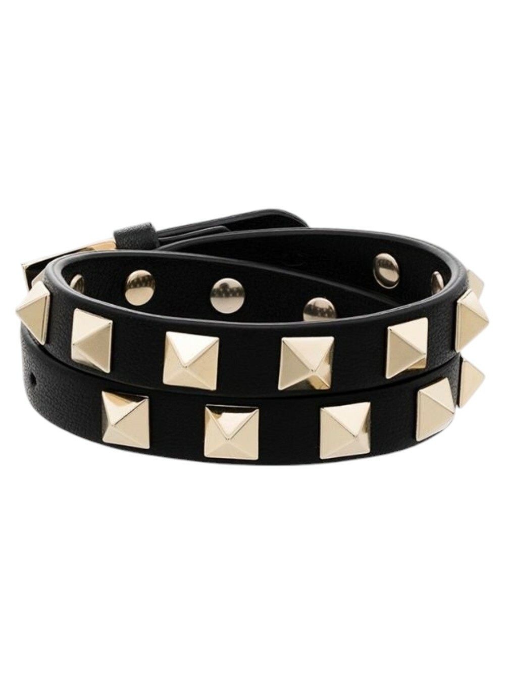 Valentino Garavani Black Cotton Bracelet