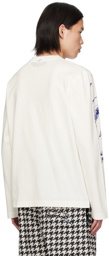 Burberry White EKD Long Sleeve T-Shirt