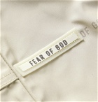 Fear of God - Belted Logo-Print Nylon-Twill Trousers - Neutrals