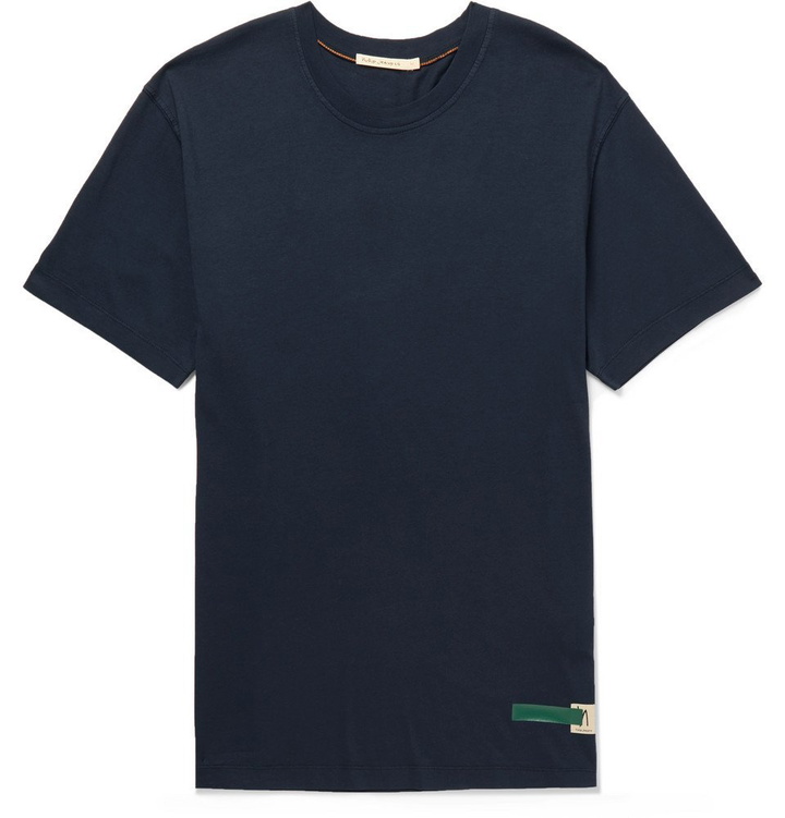 Photo: Nudie Jeans - Daniel Organic Cotton-Jersey T-Shirt - Men - Navy