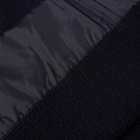 Moncler Grenoble Nylon Hooded Knitted Jacket