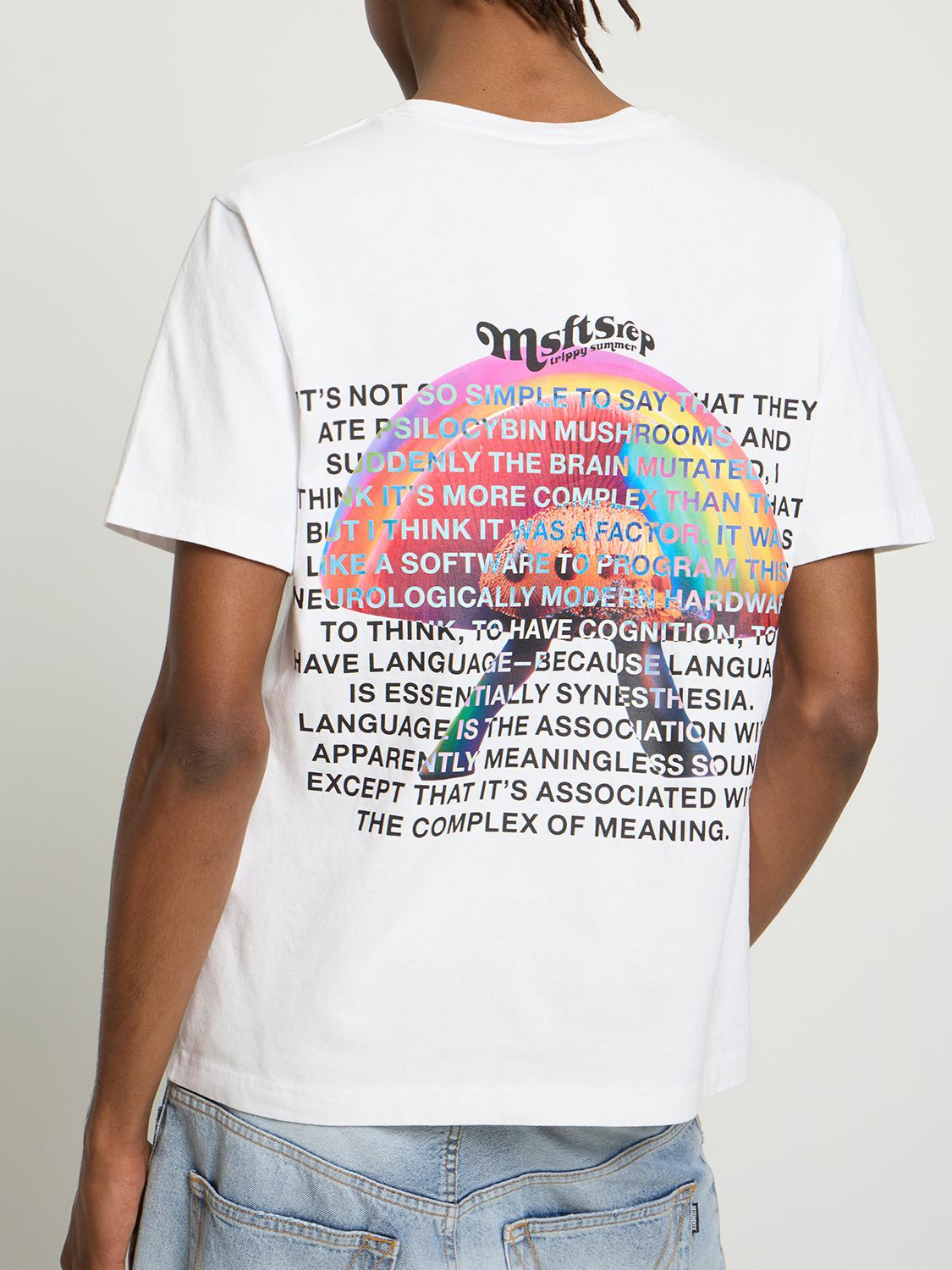 MSFTSREP - Lvr Exclusive Mushroom Cotton T-shirt