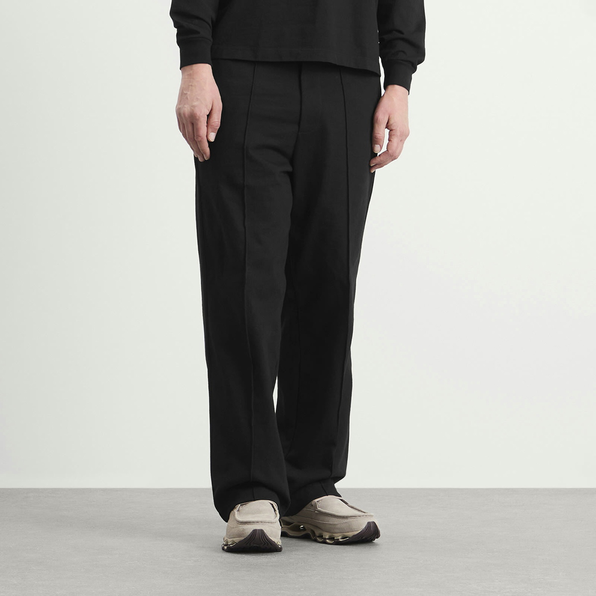 Lady White Co. Men's Jersey Band Pants in Black