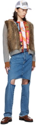 Ashley Williams Multicolor Patchwork Cardigan